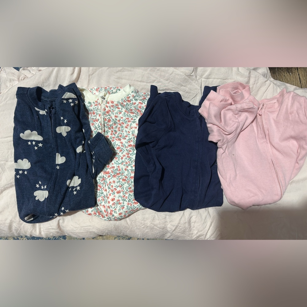 Floral and Solid Color Clothing Bundle